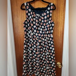 Connected Apparel Polka Dot Dress